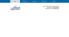 Desktop Screenshot of ihearunicare.com