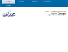 Tablet Screenshot of ihearunicare.com